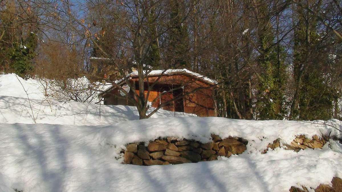 Camping Le P'Tit Bonheur Escaro Exteriér fotografie